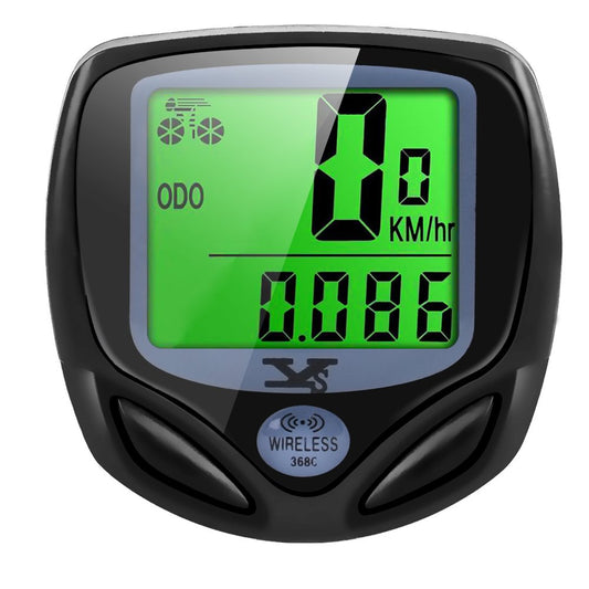 Bicycle Speedometer and Odometer Wireless Waterproof Cycle Bike Computer with LCD Display & Multi-Functions